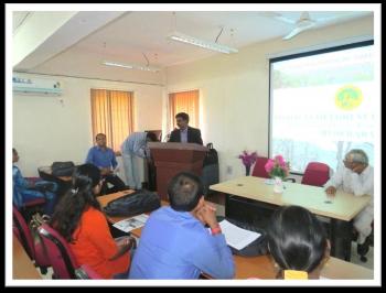 Inauguration of training programme by Sri D. Jaya Prasad, Director IFB