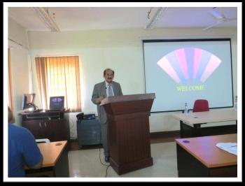 Classroom session by Dr. M. C. Das, MCD Associates